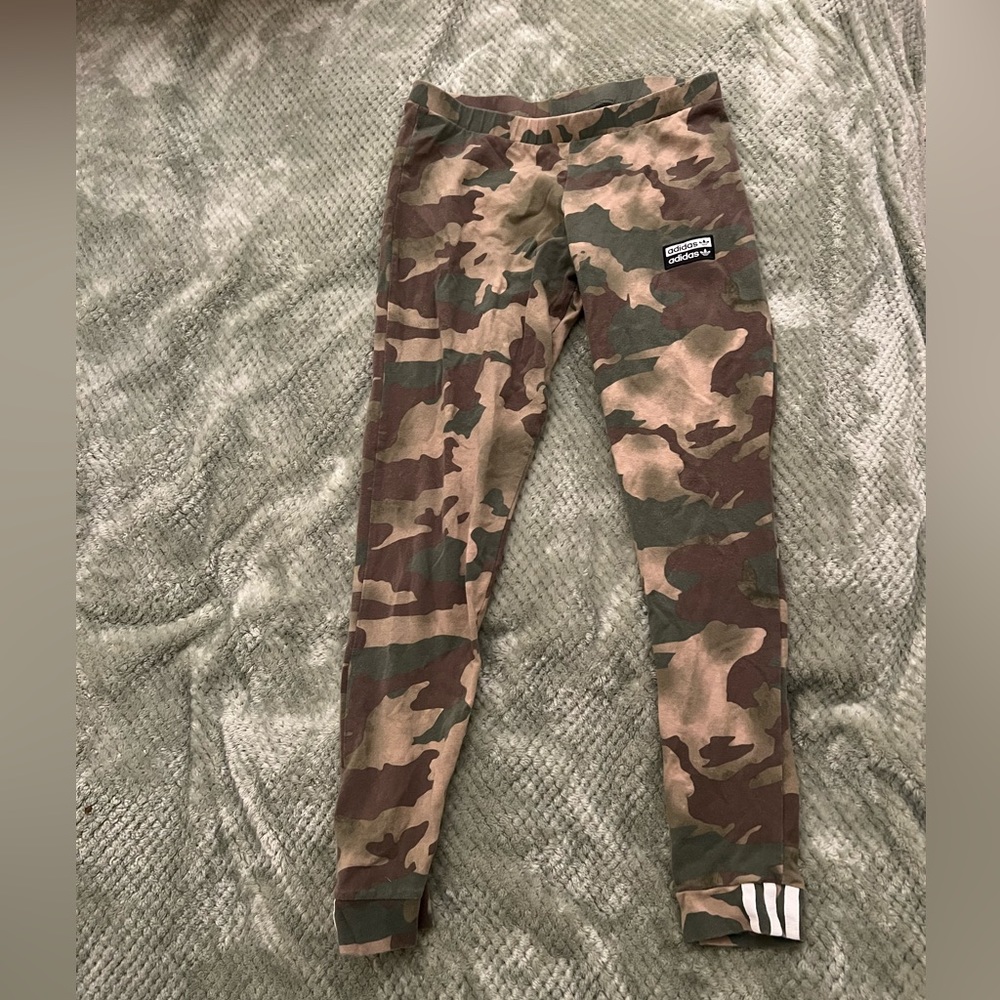 Adidas Camo Leggins Size M